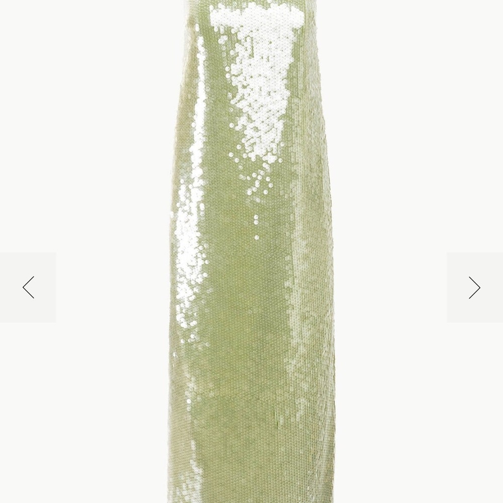 Elegant Sequin Skirt in Green
